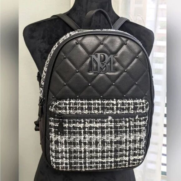 Badgley Mischka Handbags - BADGLEY MISCHKA NWT DIAMOND QUILTED NYLON BACKPACK